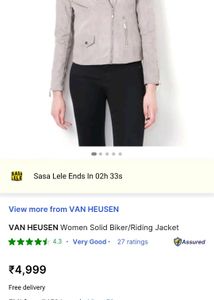 Van Heusen biker jacket