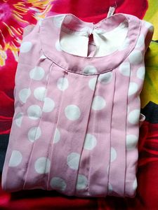 Pink Polka Dot Dress