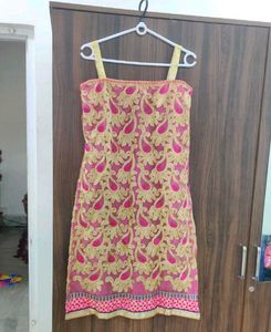 Designer Embroidery Kurti Set