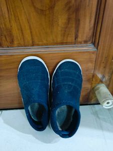 Kids Blue Slip-On Shoes