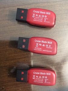 San Disk 16GB Pendrives Like New But One Time Used