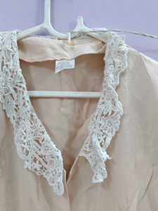 Lace Trim Top