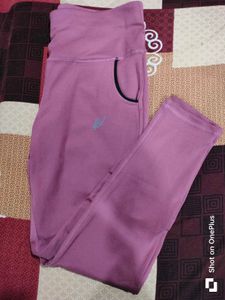 Mauve Athleisure Leggings Gym