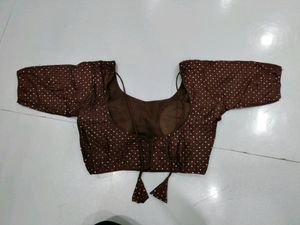 Brown Lehenga Choli Set with Dupatta