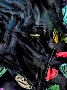 Heart Print Puffer Jacket(1.5 To 2 Years) With 🎁