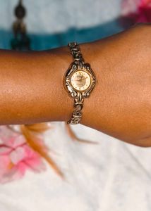 Vintage Citizen Gold Watch 23 K Gol Plated