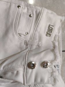 White Distressed Jeans
