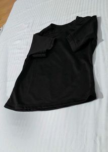 Women Black Slim-fit Joggers Style Track Suit