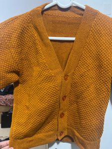 Orange Colour Crop Top