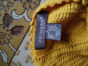 Crochet Yellow Top