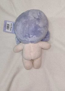Cute Plush Doll with Purple Hair