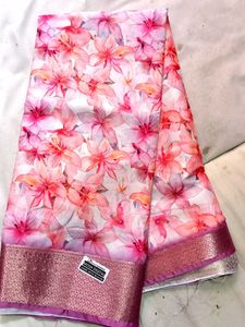 New Brand. Digitial Print Tassar Silk