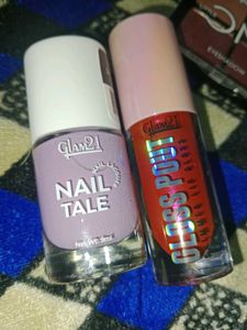 Glam 21 Eyeshadow Palette And Lip Gloss