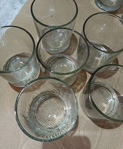 Set Of 6 Glasses Use For Cold Drink, Water, Wine