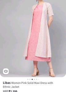 New Libas Kurta Shrug Set