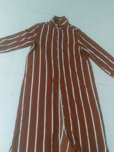 Striped Shirt Dress