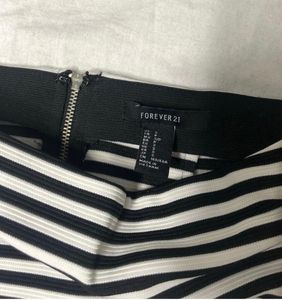 Striped Pencil Skirt