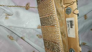 Gold Rhinestone Clutch