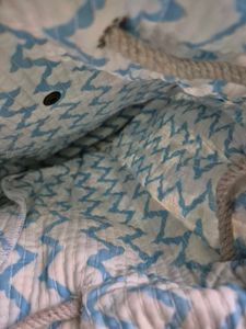 New Handblock Quilted Backpack For Kids