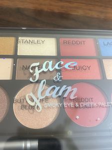eyeshadow , highlighter and blush Palette