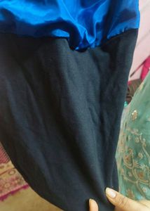 Chic Blue &amp; Black Dress