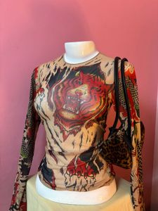 🐅 tiger mesh top 🐅