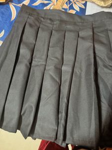 Black Pleated Skirt