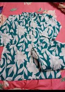 Floral Print Kurta Set