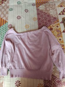 Sparkly Pink off solder top