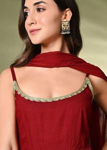3 Piece Peplum Suit Garara Set With Dupatta