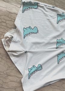 Cute Comfy Dino Night Romper
