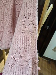 Pink Knit Pullover Sweater