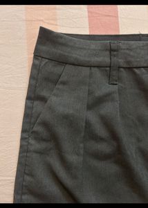 grey office siren mini skirt