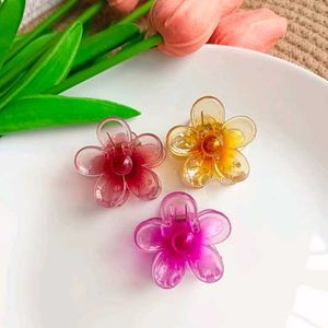 Flower Hair Claw Clips