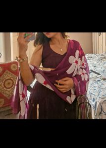 Purple Anarkali Dress