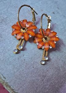 Orange Earrings