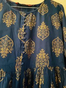 Navy Blue Kurta