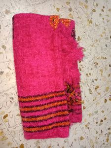 Shining Pink Colour Shawl For Women 💝