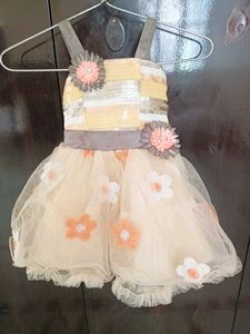 Sparkly Flower Girl Dress