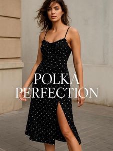 Polka Dot Midi Dress