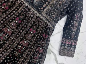 Black Ethnic Gown Like New