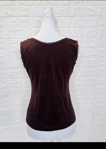 Brown Y2k Lacey Embellished Top Cami &amp; Pinteresty