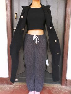 Elegant Black Overcoat