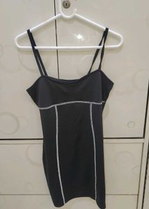 Chic Black Bodycon Mini Dress