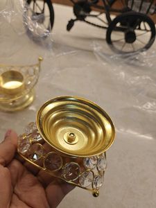 Crystal Candle Holder on sale  2 pieces