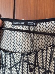Zara Printed /knitted Women&#39;s Top