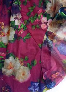 Printed Net Top