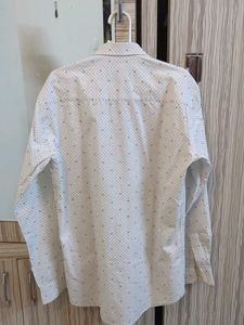 Patterned Button-Down Shirt