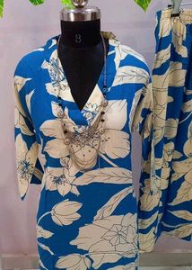 Very Beautiful Cotton Floral Coord Set