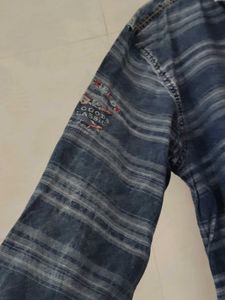 Mens Casual Denim Shirt 42 Inches